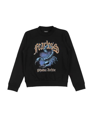 Kid Boy Sweatshirt Black Size 12 Cotton