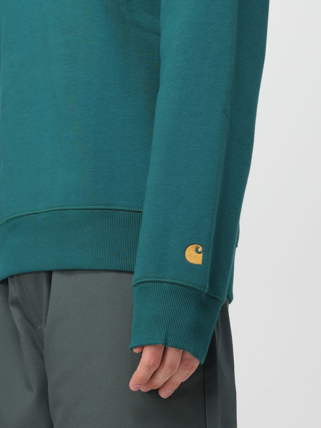 Sweatshirt Men color Green