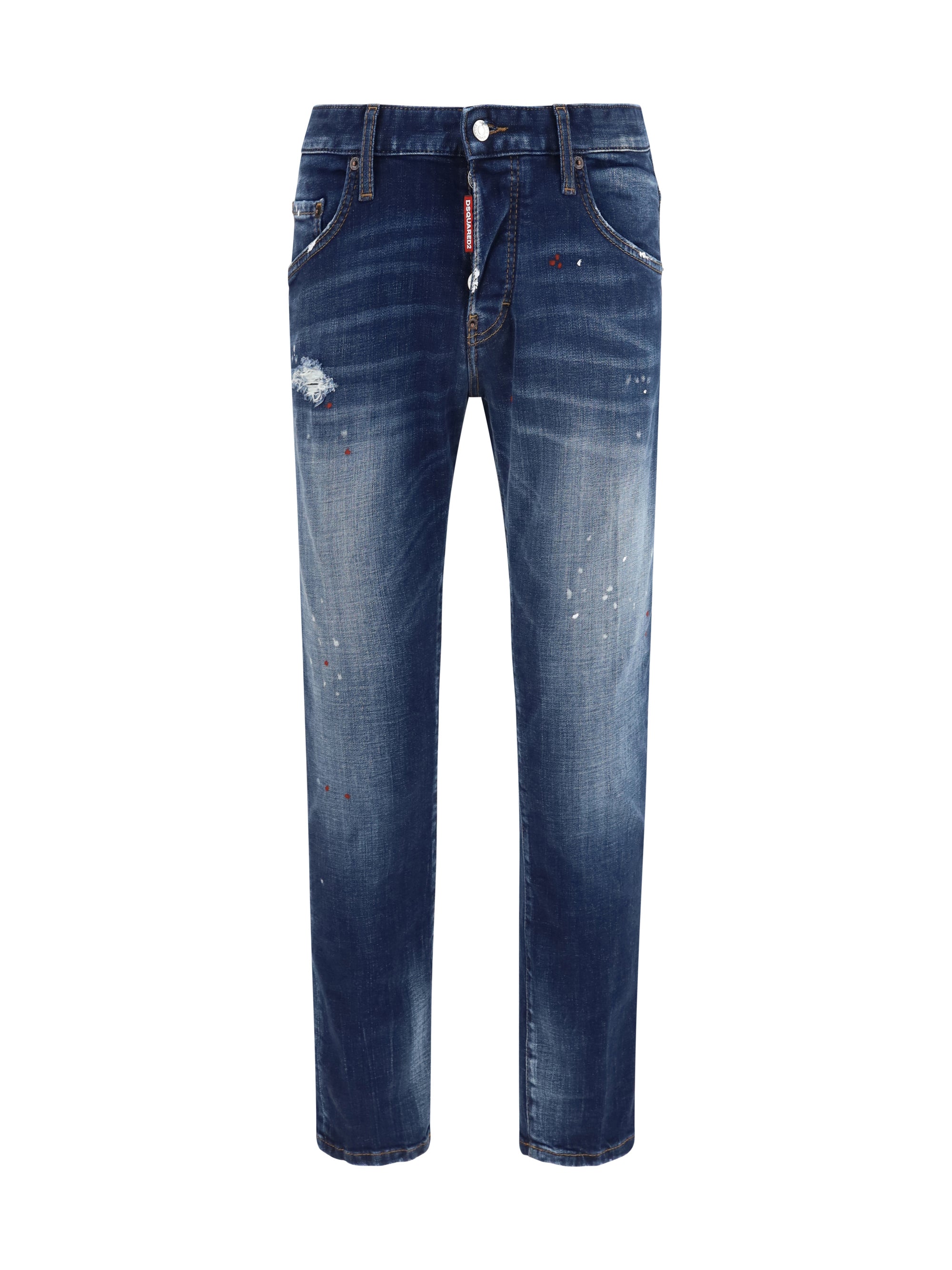 Distressed Skater Jeans — Navy