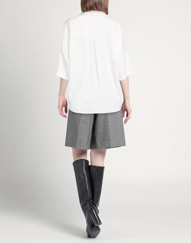 Woman Top Off white Size 10 Cotton, Polyamide, Elastane