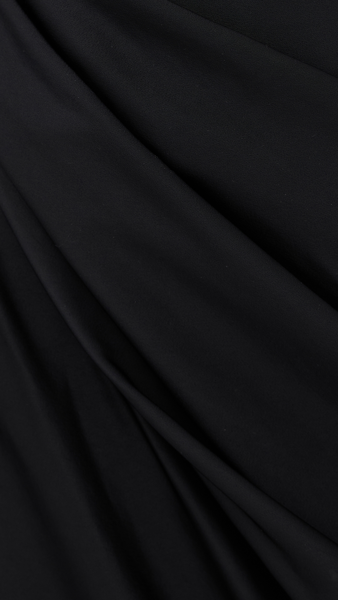 The Isadora Satin Dress Black