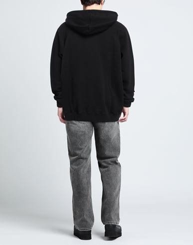 Man Sweatshirt Black Size XXL Cotton, Polyester