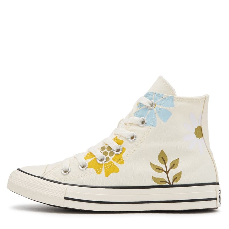 Chuck Taylor All Star Hi Top Sneakers (Egret/Floral)