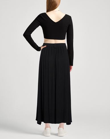 Momoní Woman Maxi skirt Black Size 2 Viscose, Wool