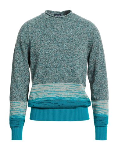 Man Sweater Deep teal Size 38 Cashmere