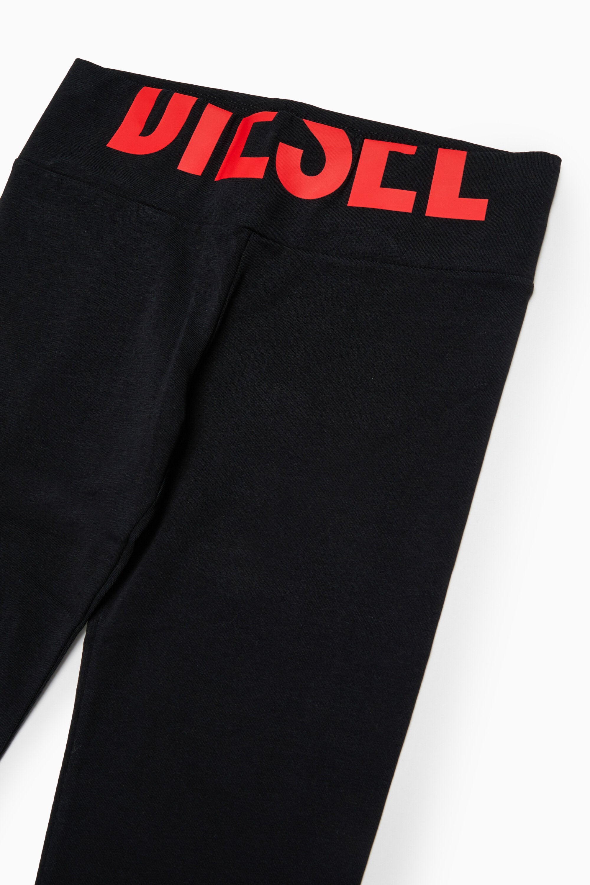 For Kids - Leggings con elastico logato - Nero