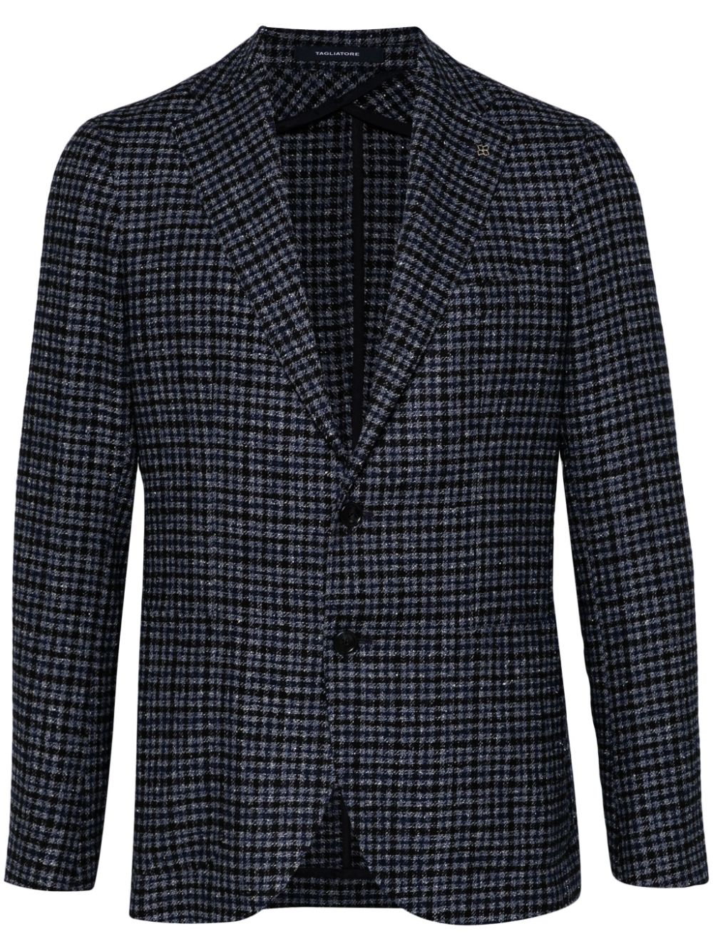 Houndstooth blazer - Blue