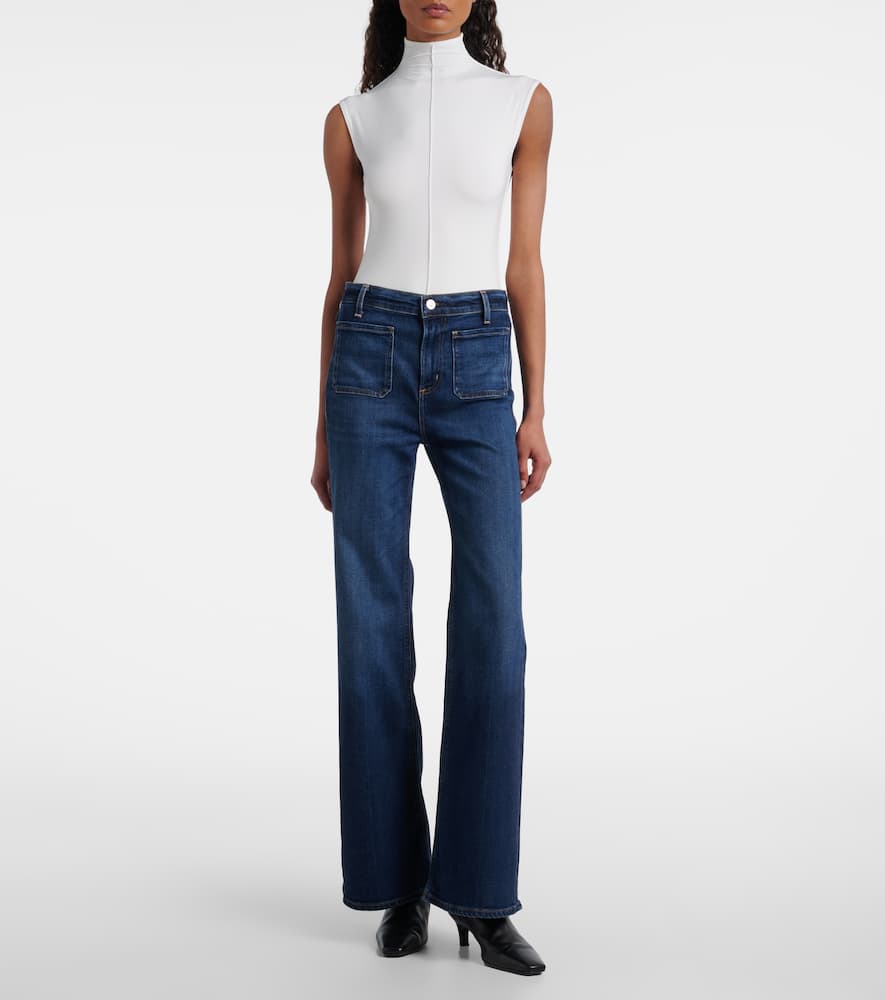 Kimberly mid-rise flared jeans