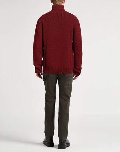 Man Turtleneck Red Size XXL Acrylic, Wool