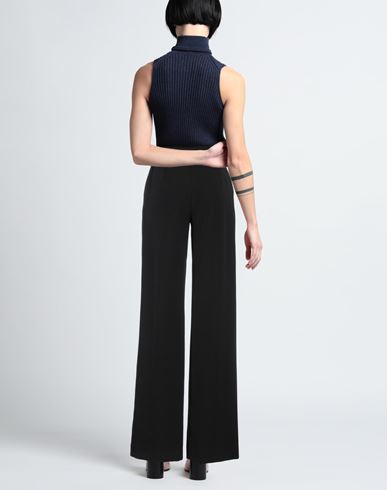 Woman Pants Black Size 2 Polyester, Elastane
