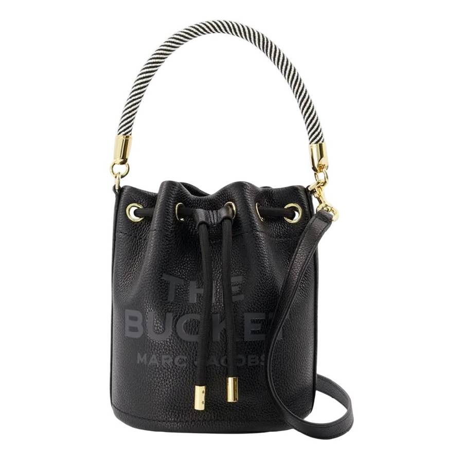Drawstring Pull Closure Bucket Bag