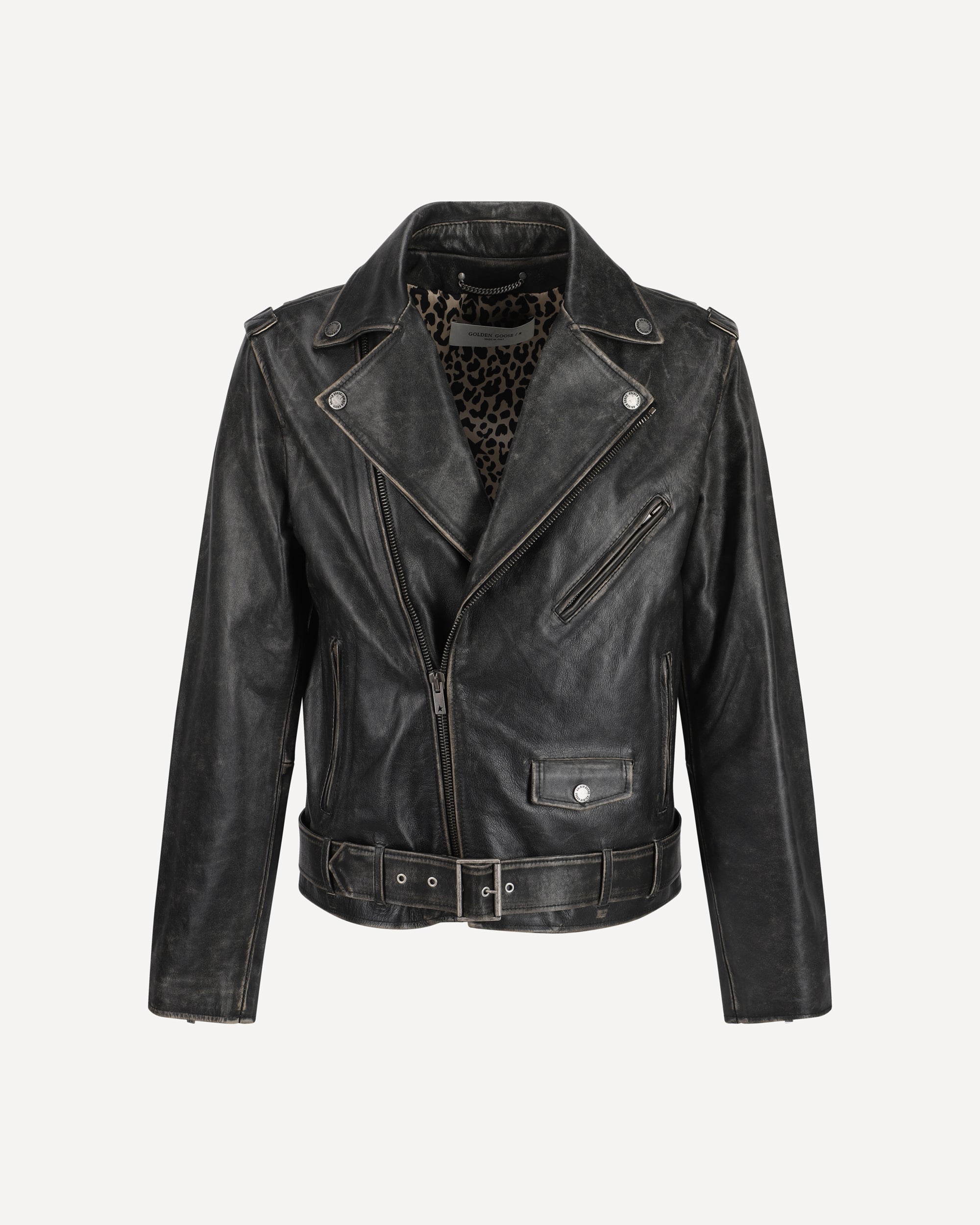 GOLDEN GOOSE Golden Biker Jacket Male 46