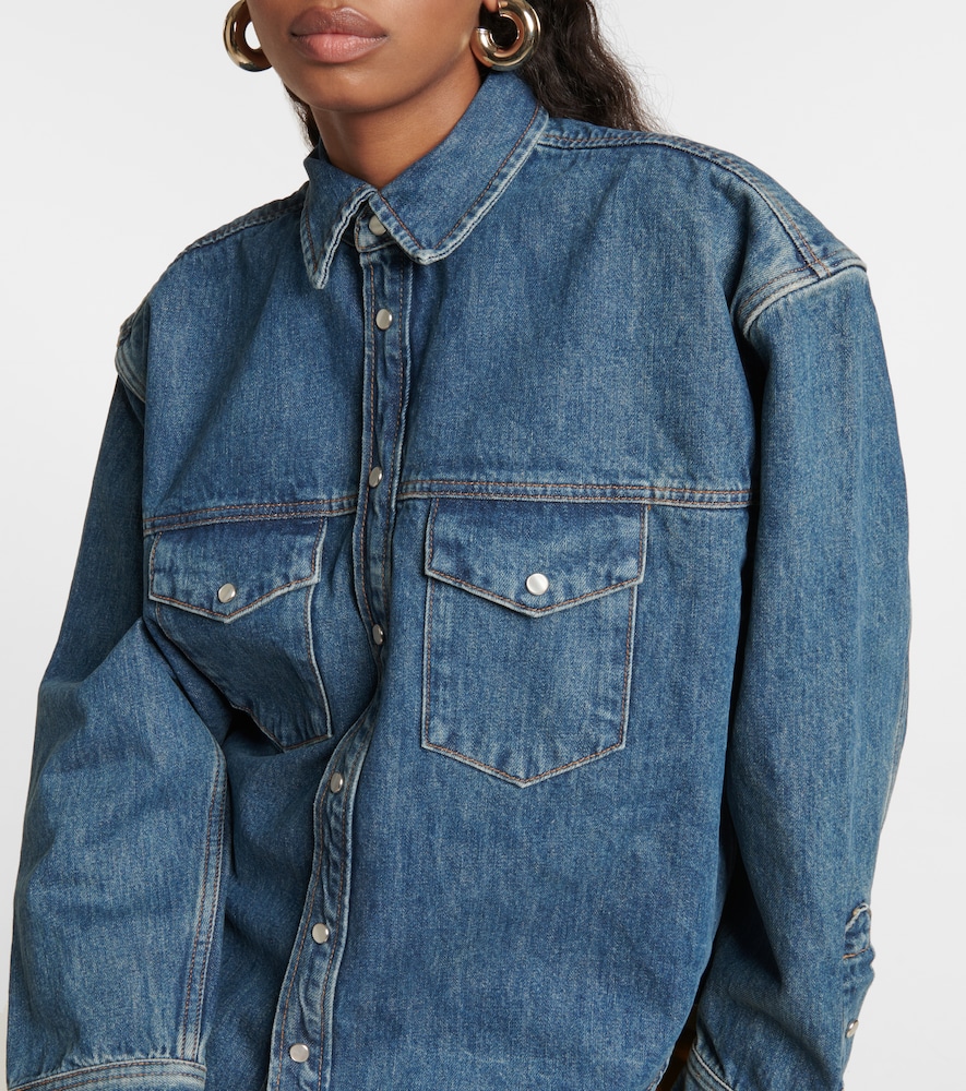Oversized denim jacket
