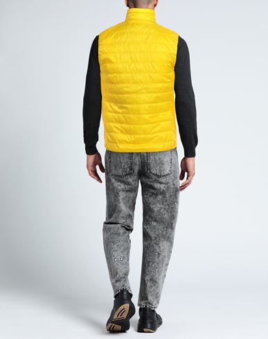 Man Vest Yellow Size 36 Polyamide