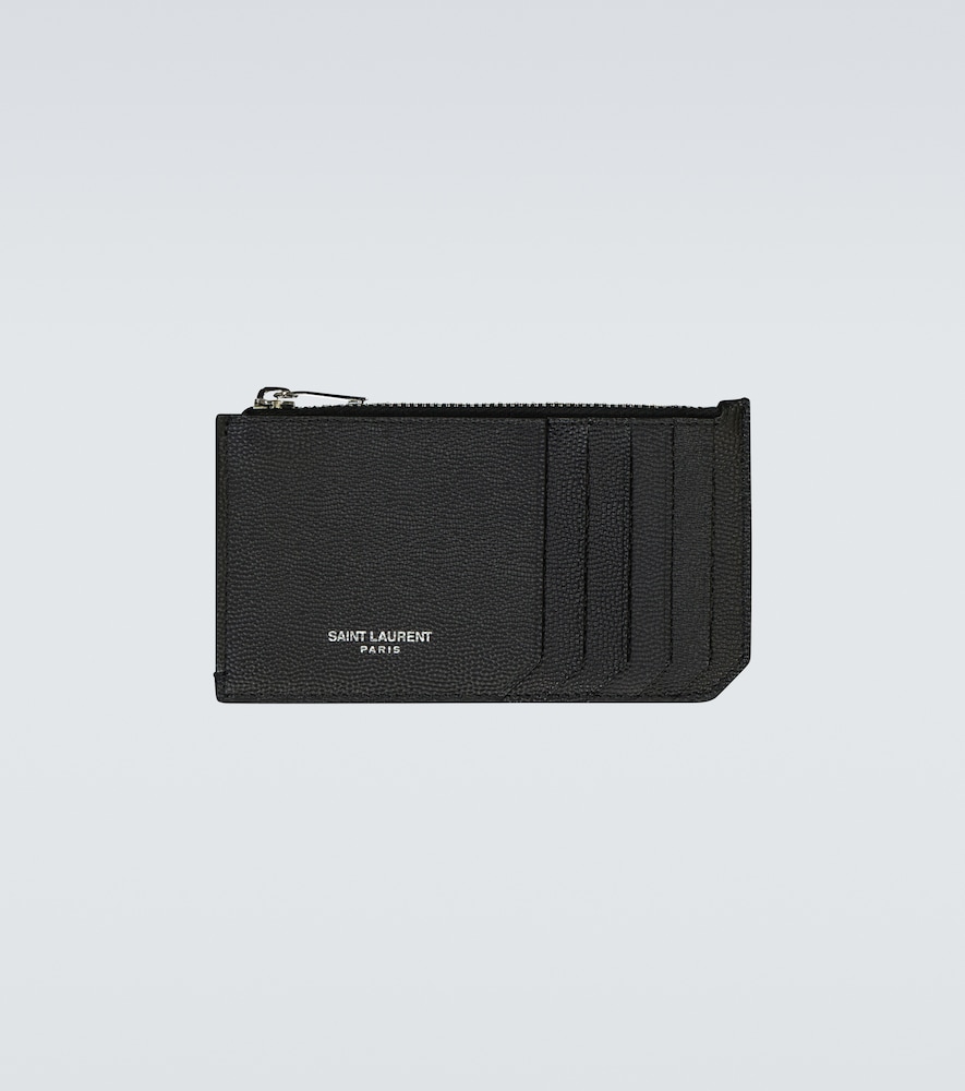 Saint Laurent Leather ID card case
