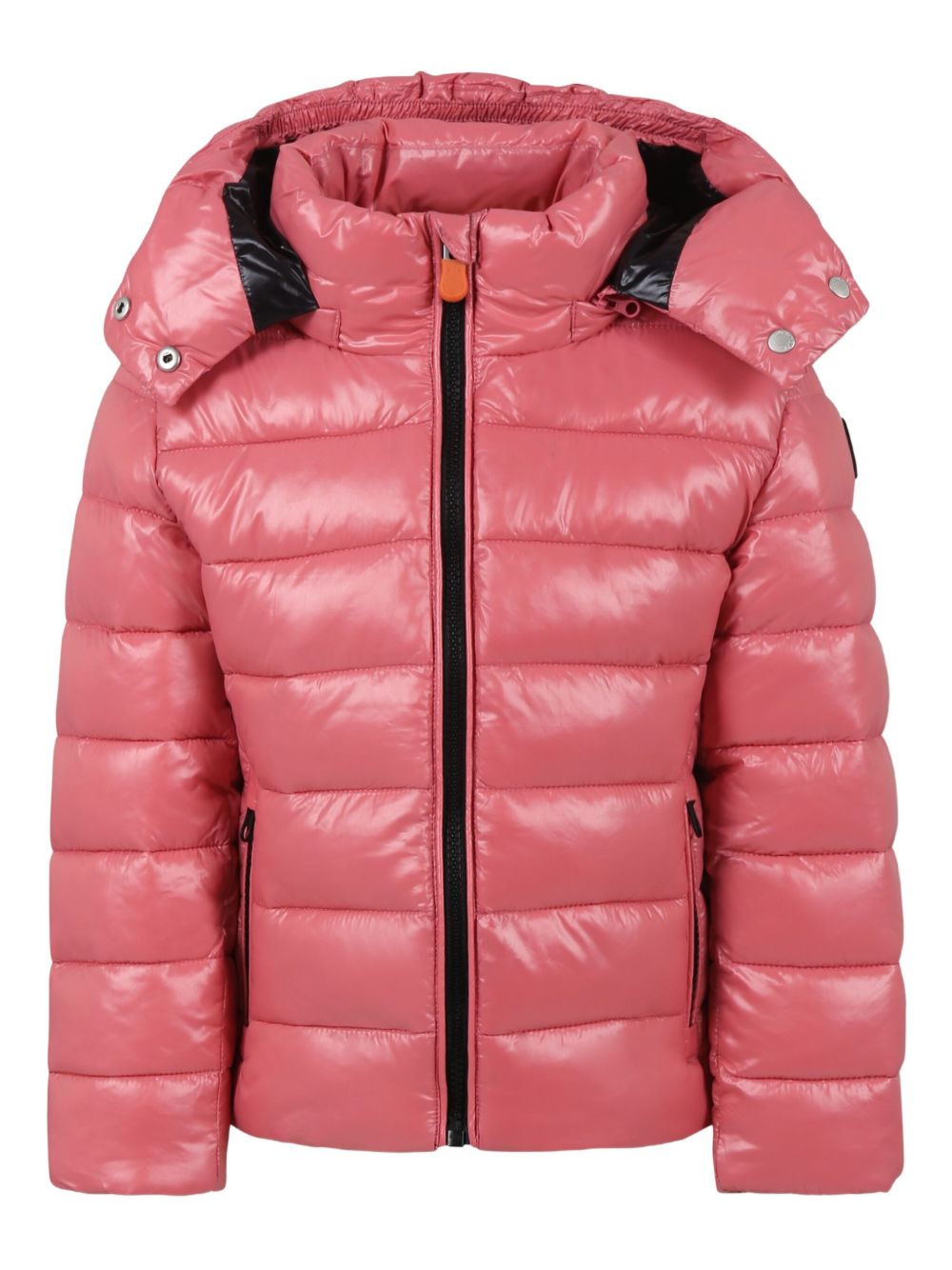 Hooded quilted jacket - Pink