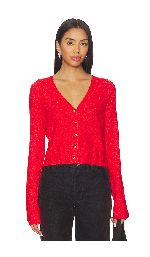 Free People School Girl Cardi in Red. XS. Also in L