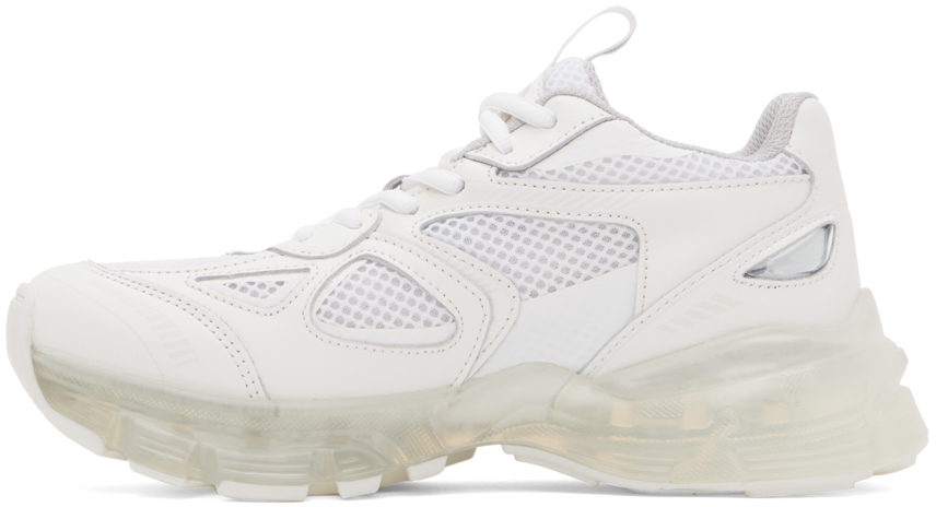 Axel Arigato White Marathon Transparent Runner Sneakers