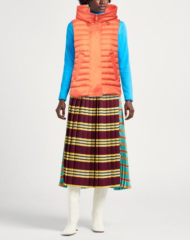 Peuterey Woman Vest Orange Size 8 Polyester