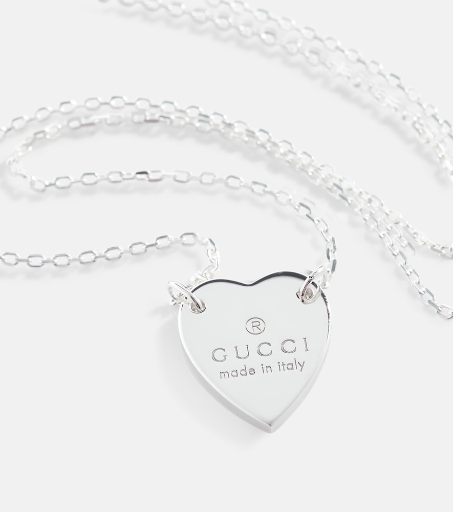 Sterling silver heart necklace