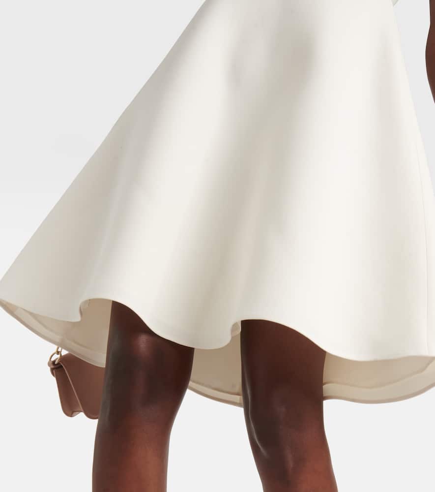 Wool and silk minidress