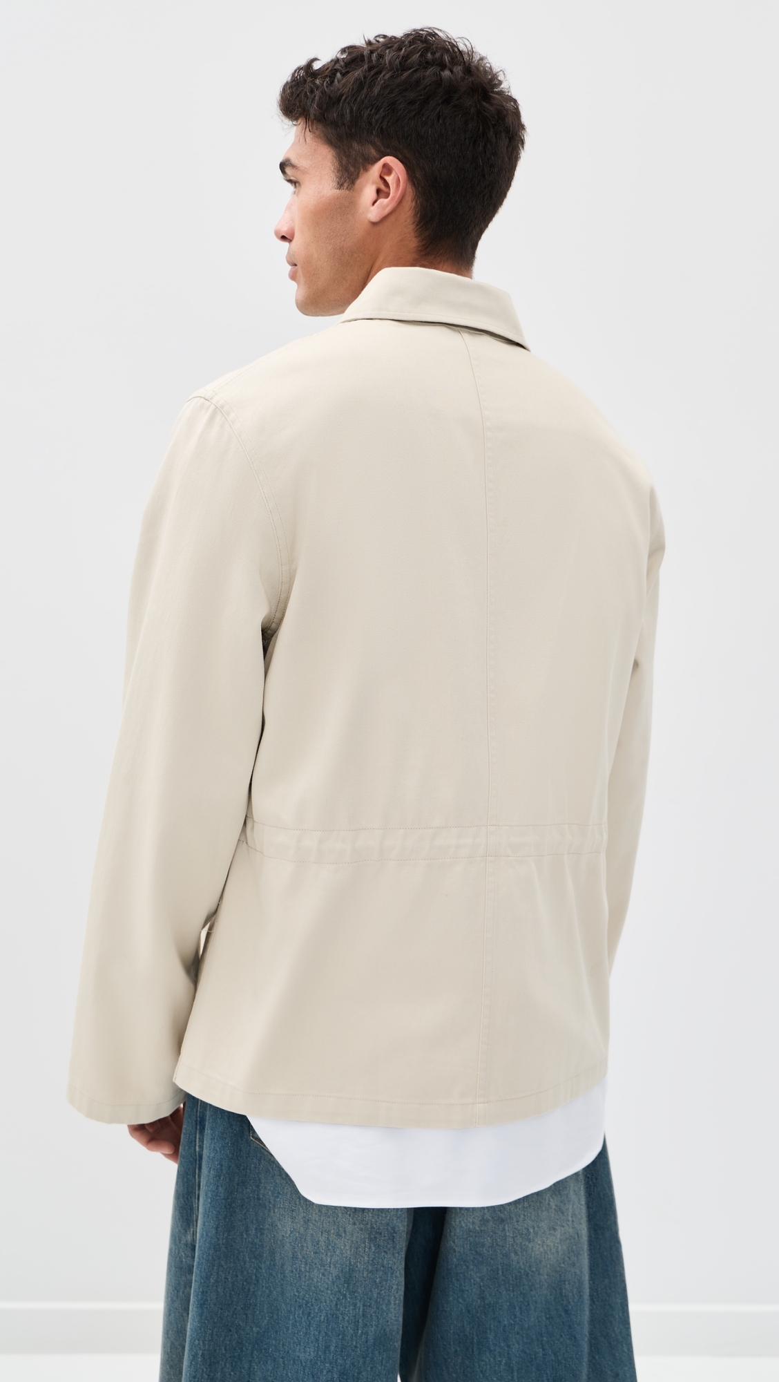 Cotton Unity Jacket Pale Sand Western Gabardine