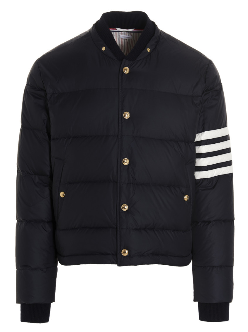 4-bar Matte Nylon Bomber