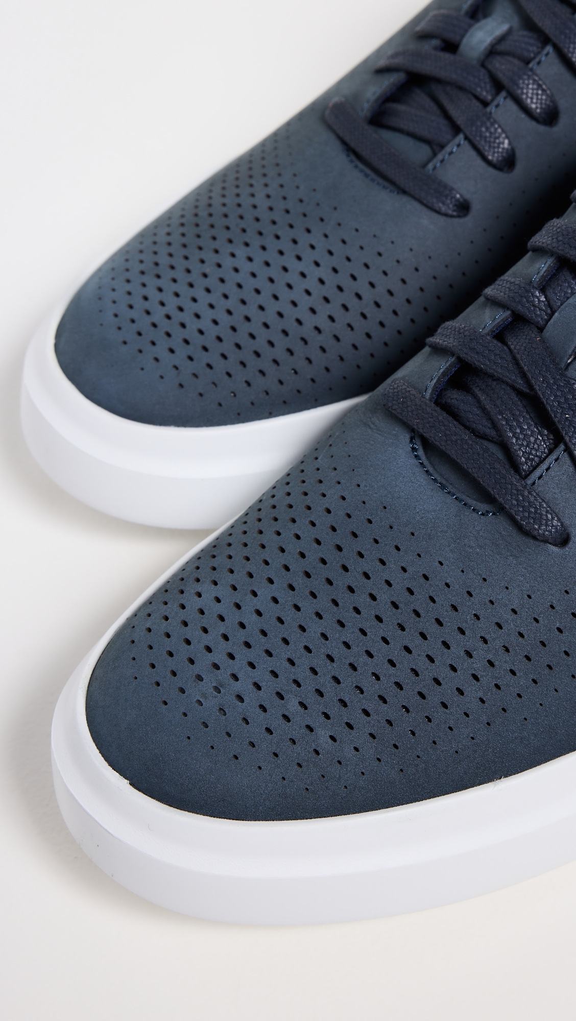 Grandpro Rally Laser Cut Sneakers Navy Ink Nubuck