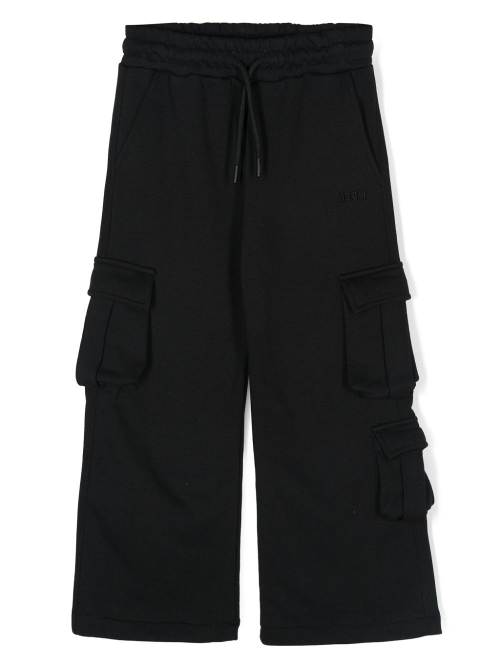 Jersey cargo pants - Black