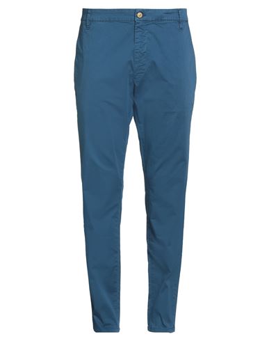 Man Pants Blue Size 29 Cotton, Elastane