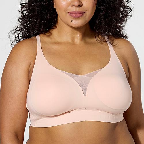 2-pack Invisible Edge Breathable Gel Support Bra - Mahogany/Lavender