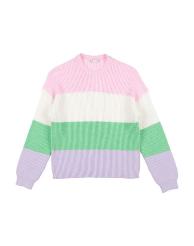 Kid Girl Sweater Pink Size 11 Viscose, Nylon, Polyester