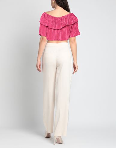 Woman Top Fuchsia Size M Polyester, Elastane