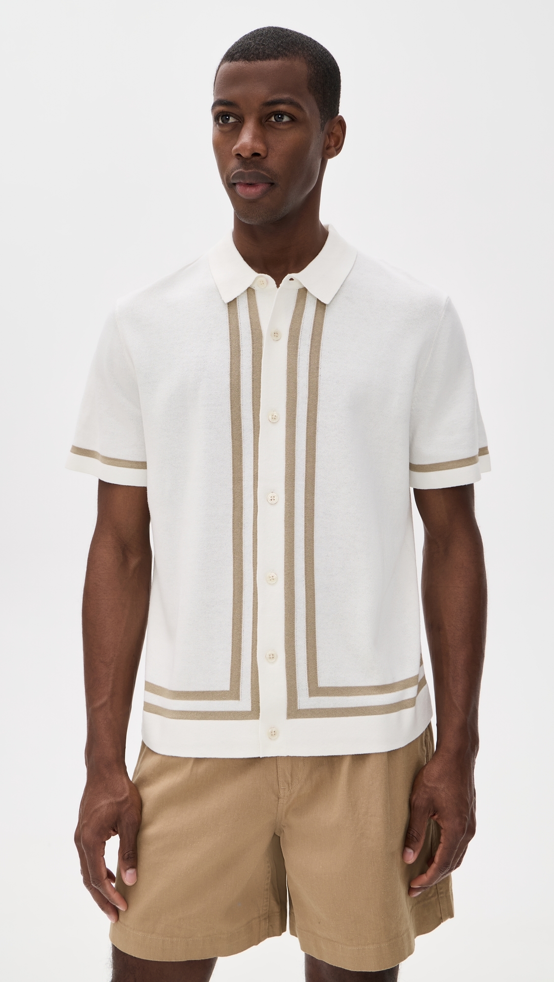 Leo Shirt White Cashew