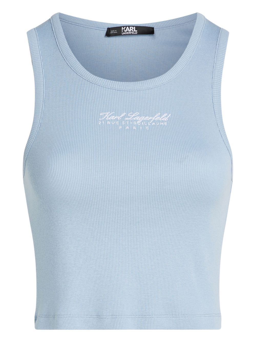 Hotel Karl organic cotton tank top - Blue