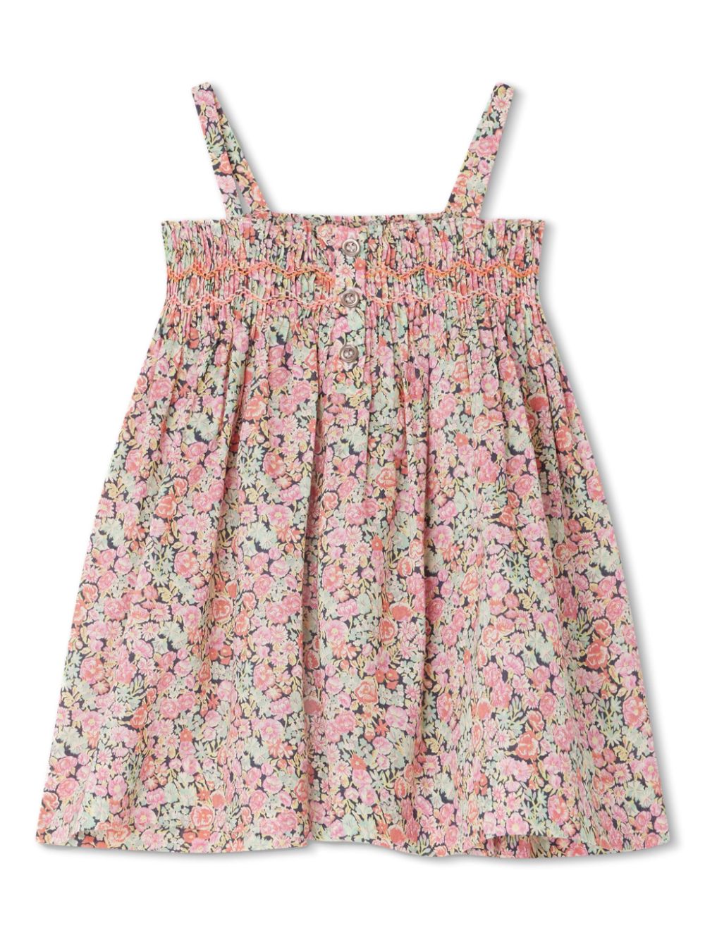 Fabricia floral-print dress - Pink