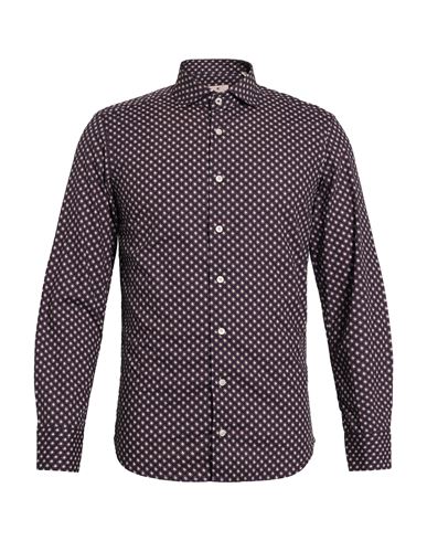 Man Shirt Midnight blue Size 15 Cotton