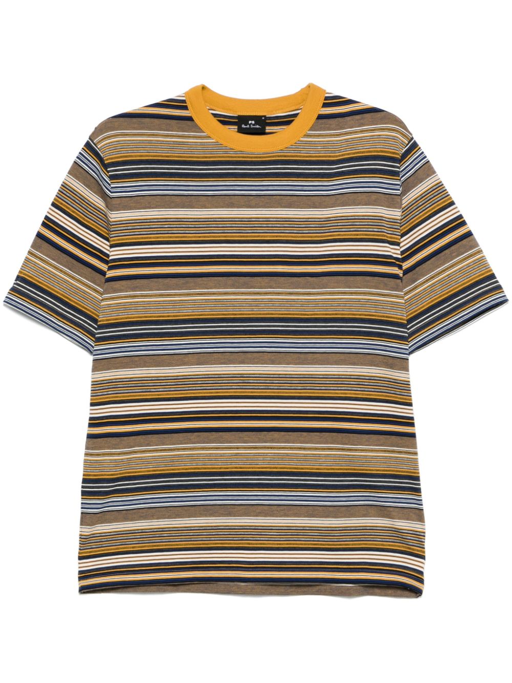 Stripe cotton T-shirt - Neutrals