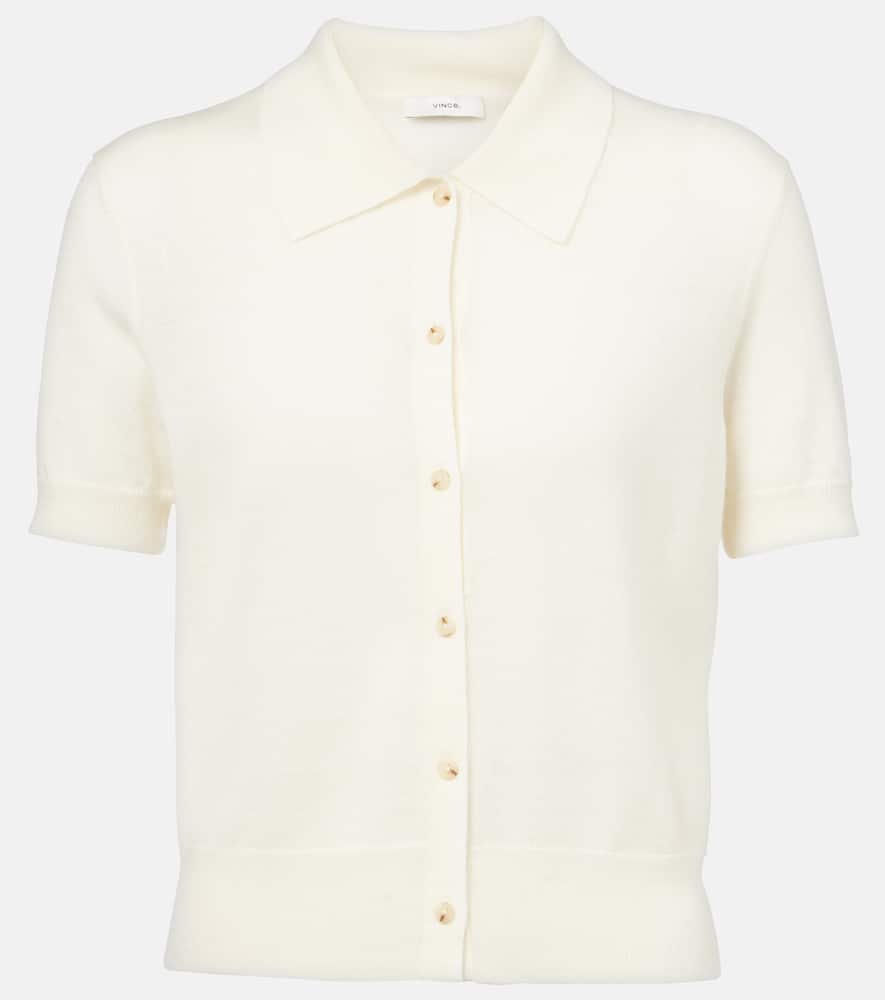 Wool-blend top