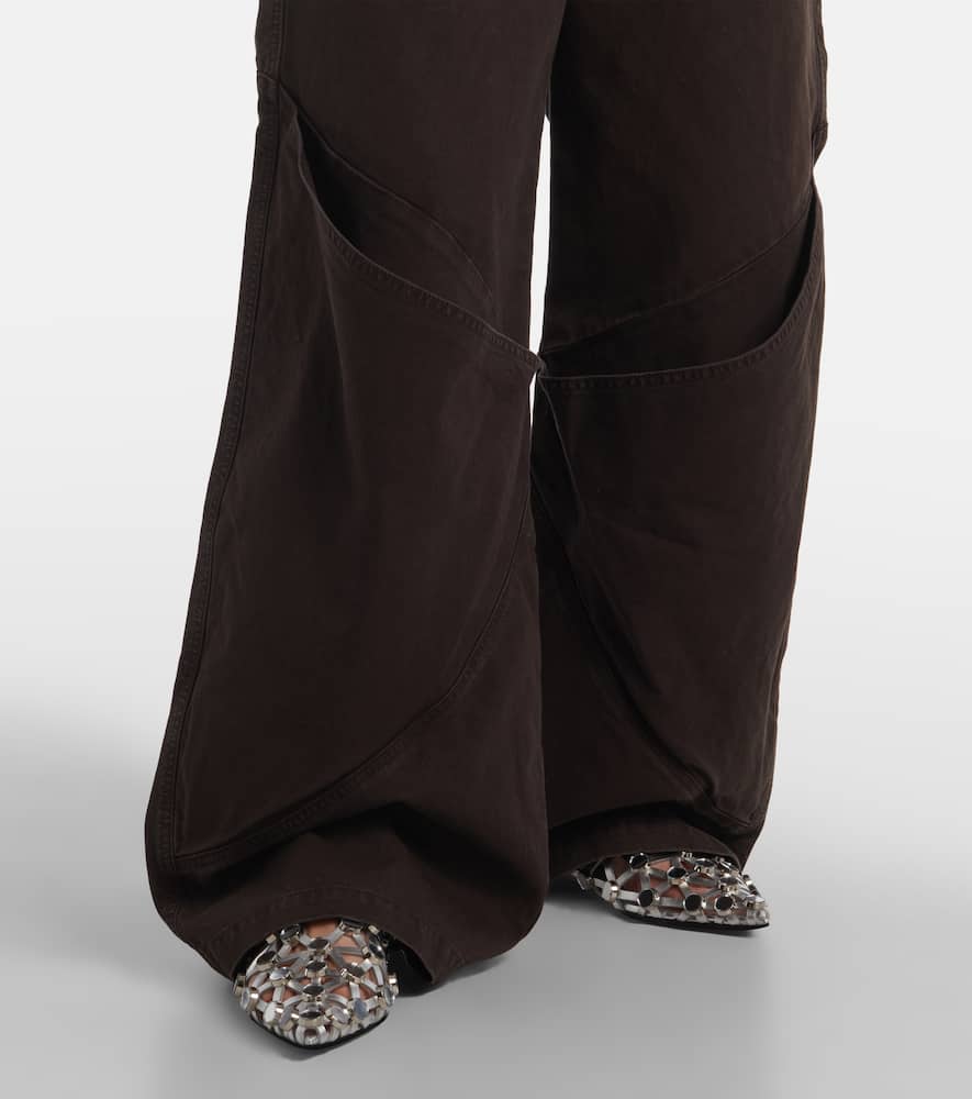 High-rise wide-leg jeans