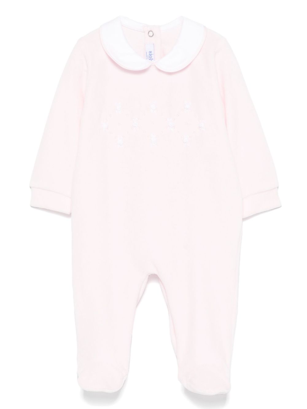 Floral-embroidered pyjamas - Pink