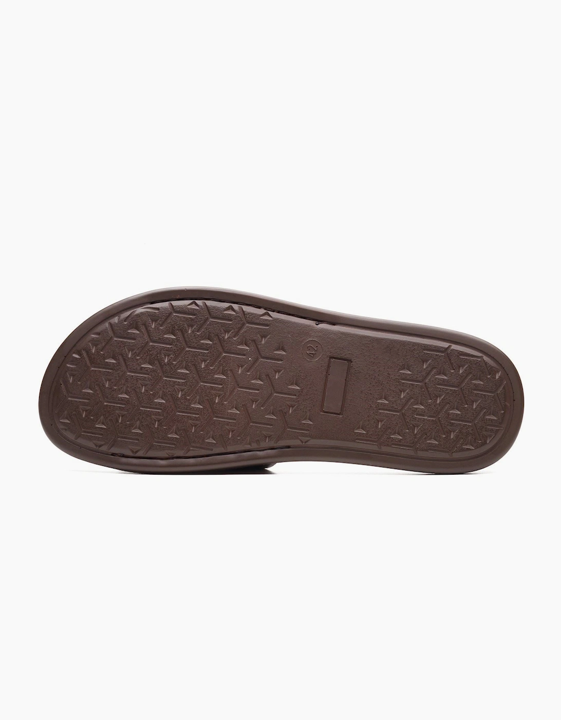 Men's Base London Albany Leather Men's Brown Slide