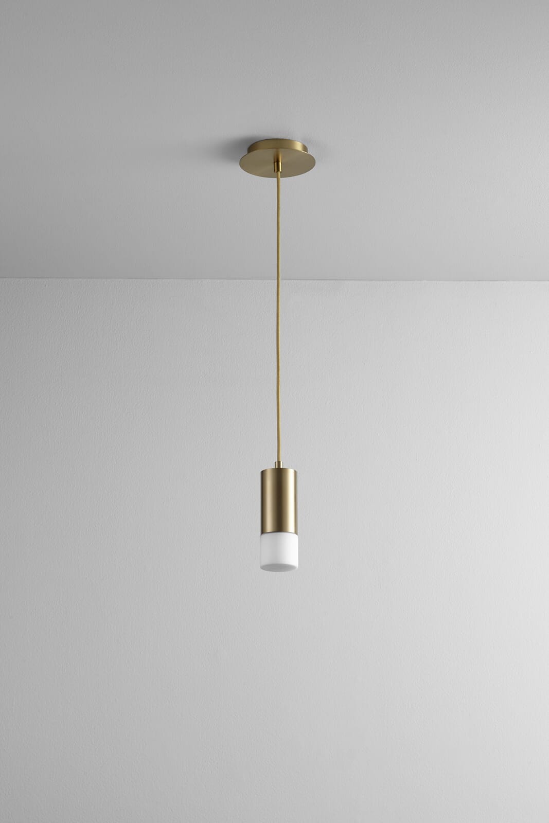 Oxygen Magneta Pendant Light in Aged Bras
