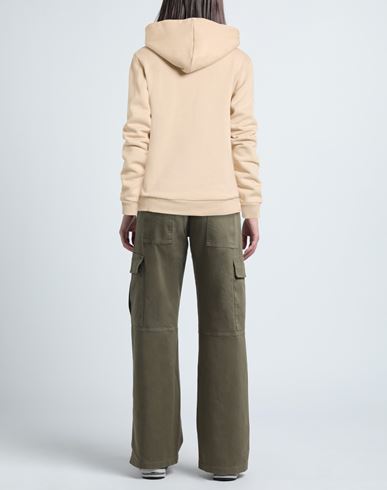Woman Sweatshirt Beige Size M Cotton