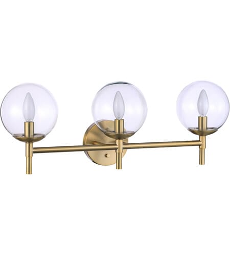 Auresa 3-Light Bathroom Vanity Light in Soft Bra