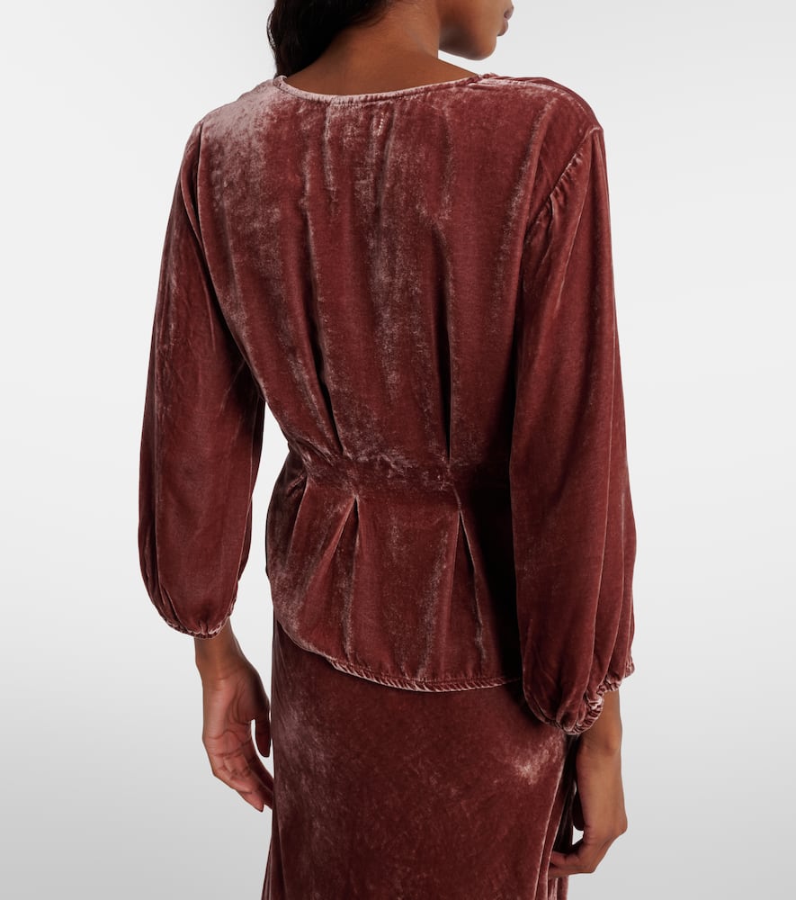 Elida bow-detail top