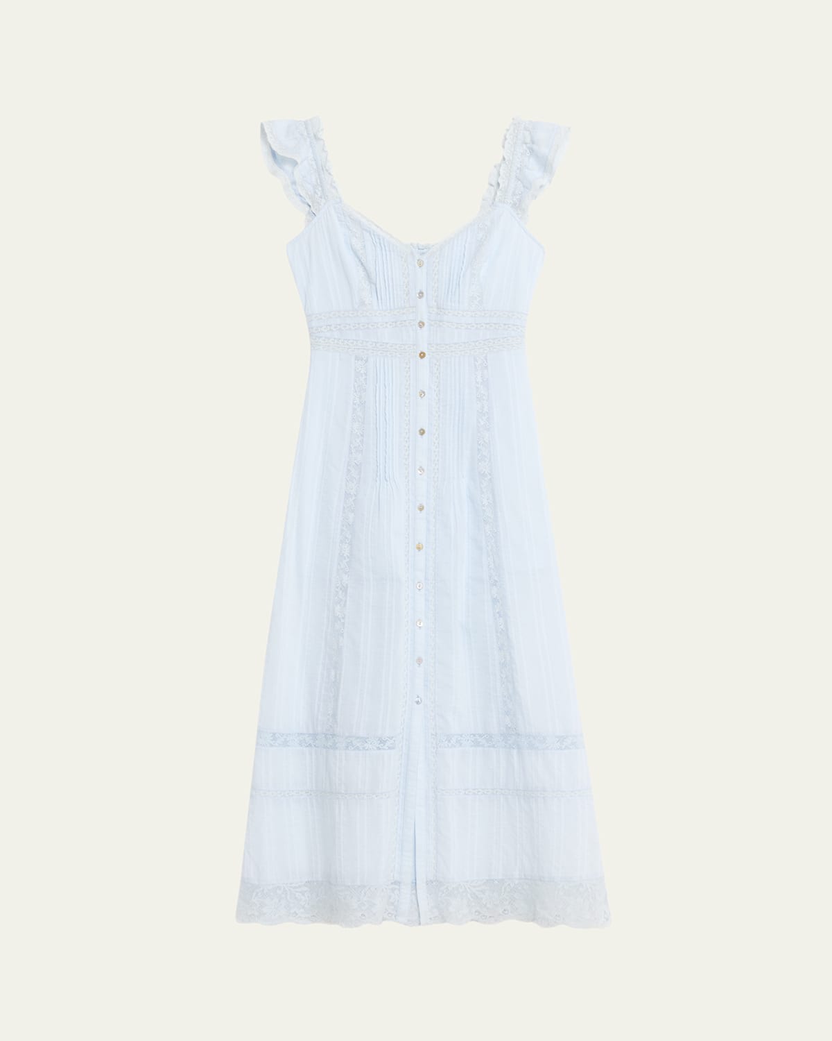 Kailette Button-Front Maxi Dress