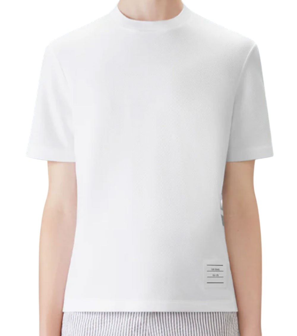 Thom Browne - striped short sleeve t-shirt