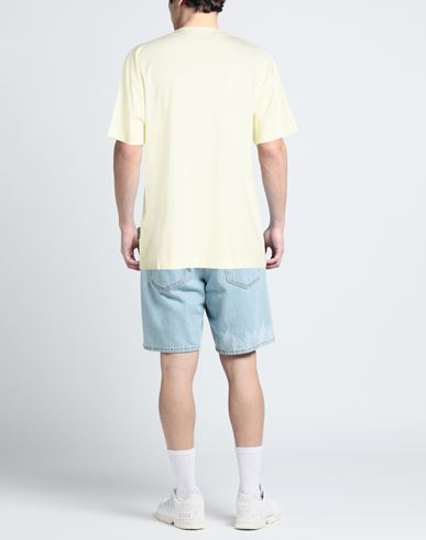 Man T-shirt Light yellow