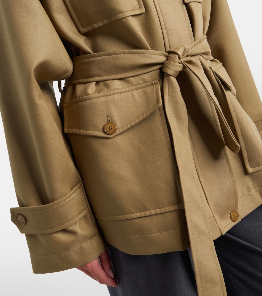 Kelia belted padded jacket